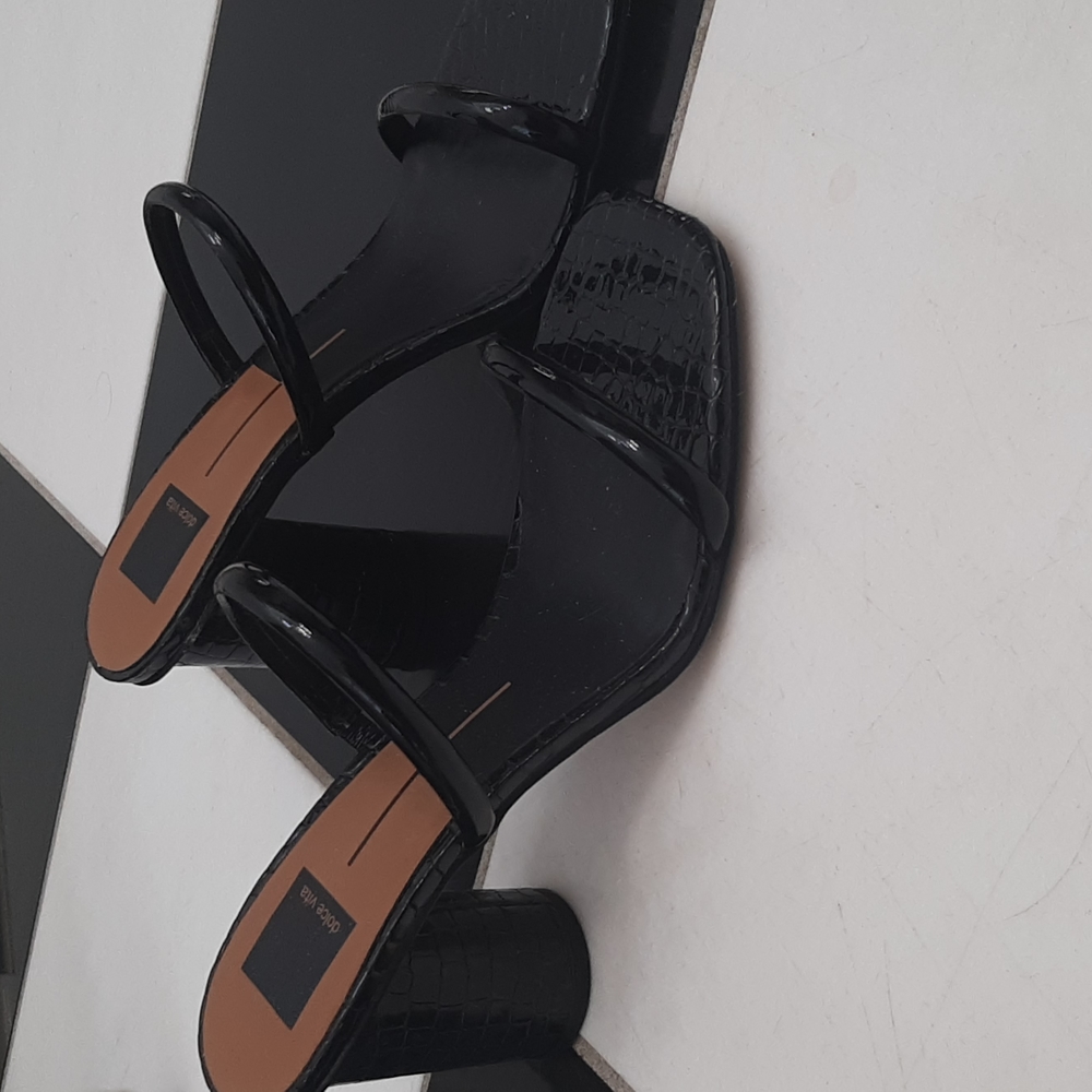 Black slip on heels Dolce Vita